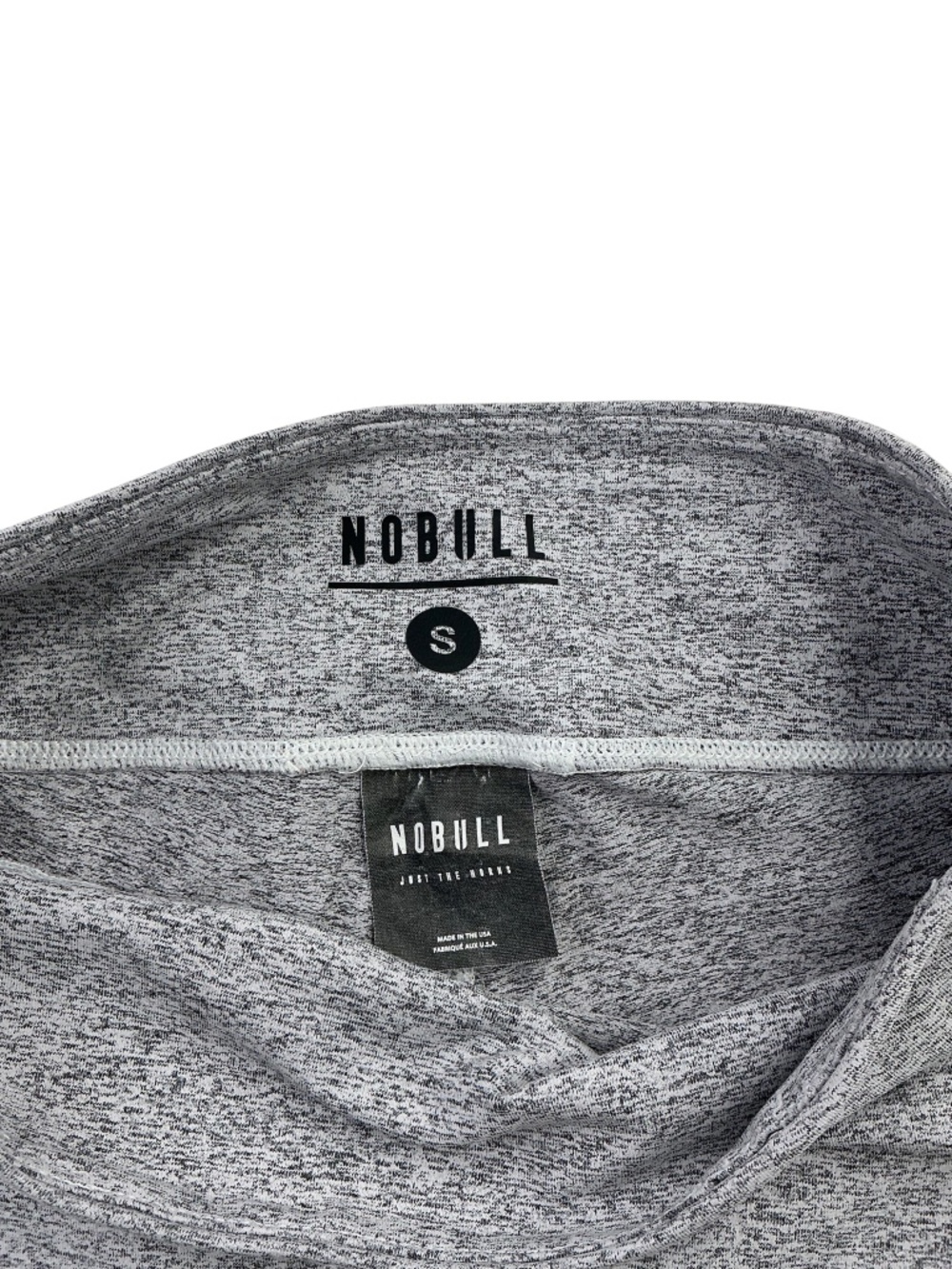 NOBULL Gray Marled High-Rise Athletic Shorts - Picture 3 of 10